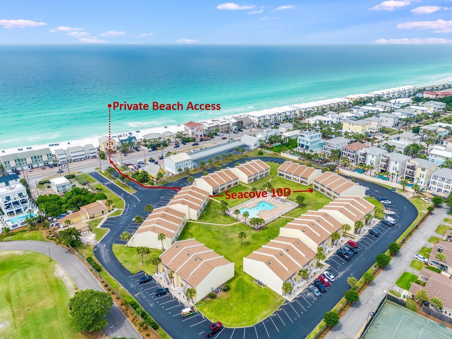 10 D, One Bedroom Condo Destin Exterior photo